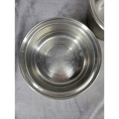 Vintage FlavorSeal Stainless Steel 3 Piece Double Boiler Set Brown Handles