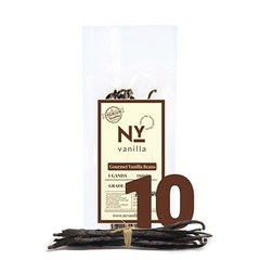 Fresh Organic Vanilla Beans Grade A 5′- 8′ – Bulk Vanilla Pods and Vanilla Cuts.