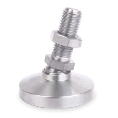 S & W MANUFACTURING SSW-1A-316 Male-End Leveling Mount,4.875 in H 14H401