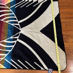 NWT Indian Creations by Incas 80% Alpaca Blanket 75×88 Ecuador Reversible Tribal