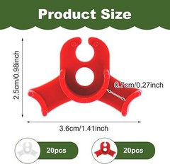40Pcs Low-Pressure Plant Training Clip, Lst Clips for Training Plant Stem Suppor