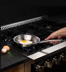 M5 Pro-Ply 5-Ply Stainless Steel Frying Pan |Oven &Dishwasher Safe-Extra sturdy.