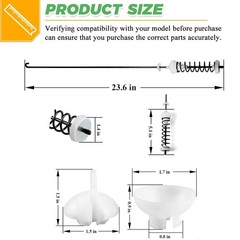 W10780048 Washer Suspension Rod Kit For Whirlpool Kenmore Washing Machine NEW