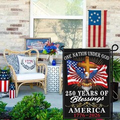 250 Year American Anniversary Garden Flag 250th Anniversary USA Flag Patriotic 4