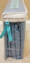 Martha Stewart Everyday KING Sheet Set 4pc Blue Easy Care NEW