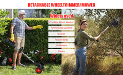 20000mAh Electric Cordless Grass String Trimmer Lawn Edger Weed Wacker Cutter