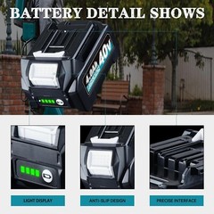 2Pack 40 Volt 4Ah Lithium Battery For Makita BL4025 BL4040 BL4050 XGT Battery US
