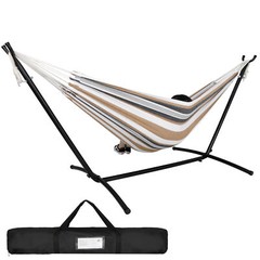 Patio Use Portable Hammock with Stand for 2 person with Carrying case Outdoor
