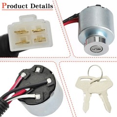 Ignition Switch 66101-55200 for Kubota BX23 BX22 BX2230 BX2200 BX1500 BX1830