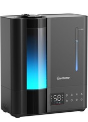 BREEZOME 8L Humidifier Both Warm And Cool Mist Top Fill, Essential Oil Diffuser