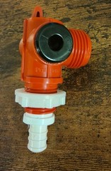 RV Washing Machine Water Supply Valve Red Unbranded Made In USA