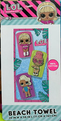 LOL Surprise! ~ Beach Towel 28in” X 58in” ~ 100% Cotton New!