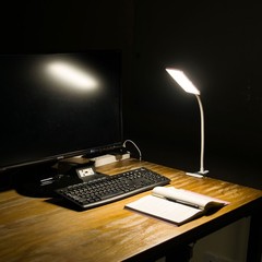 Adjustable LED Lamp Dimmable Clip-On Desk Lamp Flexible Reading Light Flexible