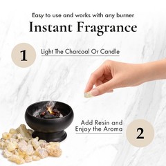 White Copal Resin – 100% Pure Natural Incense Gum Dammar Granular Rock Grade A