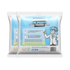 Foam Powder Pack of 2, Makes up to 240 Gallons of Foam Party Fun for Foam Machin