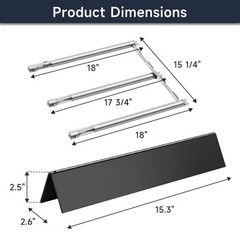 Grill Replacement Parts For Weber Spirit & Spirit II 300 Series,E/S 310,320,330