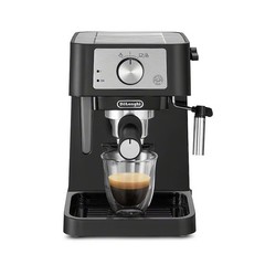 DeLonghi 33.8 Ounces Semi-Automatic Espresso Machine Black Stilos 15-Bar
