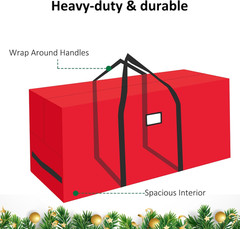 Christmas Tree Storage Bag for 7.5ft or 9ft. Tree Heavy Duty Waterproof