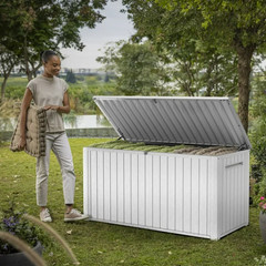 Keter 170 Gal. Resin Deck Box Large Indoor/Outdoor Storage