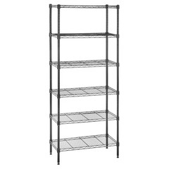 BestOffice 4 Shelf Wire Shelving Unit Garage NSF Wire Shelf Metal Storage Rack
