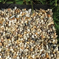 Natural Stone Liner, Decorative Water Garden Koi Fish Pond Lining Real Gravel