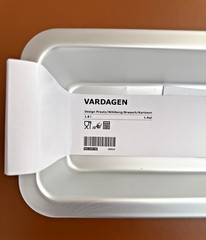 IKEA VARDAGEN Silver Bakeware Bread Loaf Pan 302.569.90 Oven-Safe-NEW