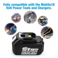 18V For Makita 5.0Ah Lithium-ion BL1850B Battery Charger BL1860B BL1830B LXT US