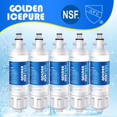 5PACK Fit For LG LT700P ADQ36006101 kenmore 469690 rwf1200A GoldenIcepure Filter