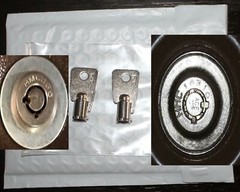 HMC30251 to HMC30500 2-NEW KEYS FOR Protex Gun Wall Safe Homak. Replacement KEY