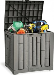 EAST OAK Outdoor Storage Box, 31 Gallon Deck Box Indoor and Outdoor Use, Waterpr