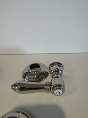 ROHL A1408LMPN-2 C Spout, LVR handles Lavatory Faucet, Polished Nickel