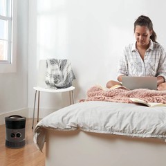 Honeywell HHF360B 1500W 360 Surround Indoor Heater Black