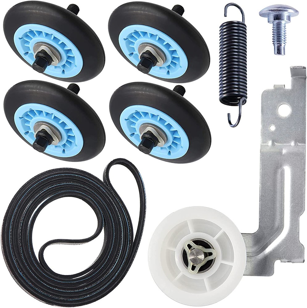 For Samsung Dryer Repair Kit DC97-16782A Roller 6602-001655 Belt DC93-00634A