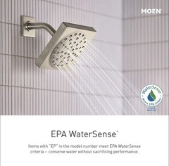 Moen Handheld Showerhead Slide Bar – Brushed Nickel 3669EPBN Eco-Performance