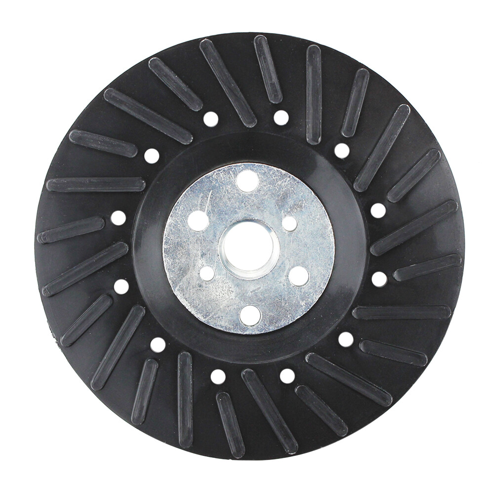 2 Pack – 4-1/2″ x 5/8″-11 Resin Fiber Disc Backing Pad with Lock Nut for Grinder