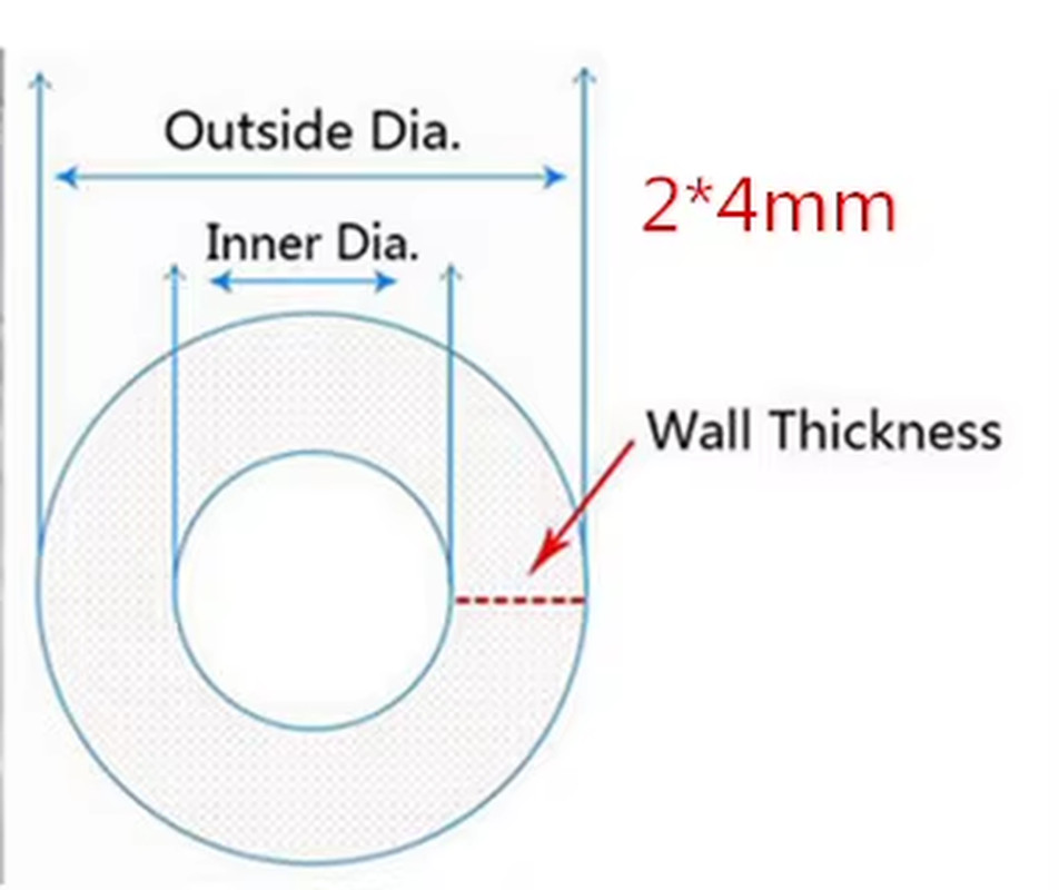 10Meters Transparent Food Grade Silicone Tube 2 4 6 8 10 12 16 20Mm Flexible Gar