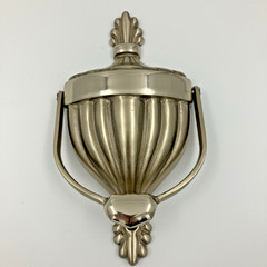 Michael Healy Victorian Urn Door Knocker Brushed Nickel Silver Finish 2004