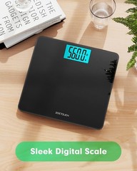 Scale for Body Weight 560lbs Digital High 560 lb, Black(None-Bluetooth)