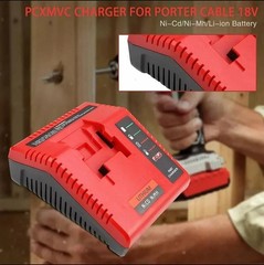 2Pack 18 Volt 8.0Ah Battery for Porter Cable 18V PC18BLX PC18BL OR Charger