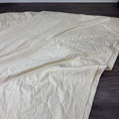 Read Description* Wamsutta Dream Zone Cream King Flat Sheet, Pima Cotton, 750tc