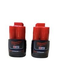 2pcs Genuine Milwauke M12 48-11-2420 2.0 AH Batteries