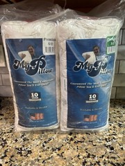 Two My Pillow Premium S/Q Size Washable Dryable Bed Pillows NEW
