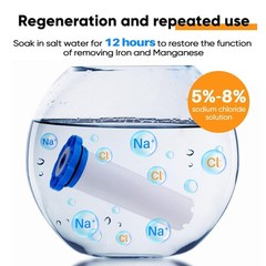 PUREPLUS 1-Stage Whole House Water Filter,with Universal Housin,for Well Water