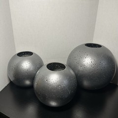 Roost Constellation Globe Light Shades Cast Iron Silver Modern Pendant Boho