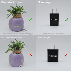 Smart Flowerpot, Intelligent Planter, Multiple Expressions, 7 Smart Sensors & Ai