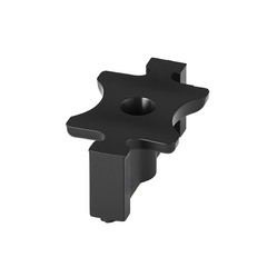VEVOR 250PCS Hidden Deck Fasteners for Composite Decking Universal T Clips Black