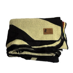 NWT Indian Creations by Incas 80% Alpaca Blanket 75×88 Ecuador Reversible Tribal