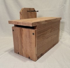Solid Cedar Backyard Squirrel House Nesting Box – Wooden Wildlife Box- Large