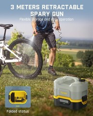Fanttik NB8 Nano Portable Cordless Electric Sprayer w/2.1Gal Tank,2600mAh Lithiu