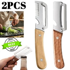 2Pcs Vegetable Peeler 3 in 1 Multi-Functional for Kitchen Stainless Steel Peeler